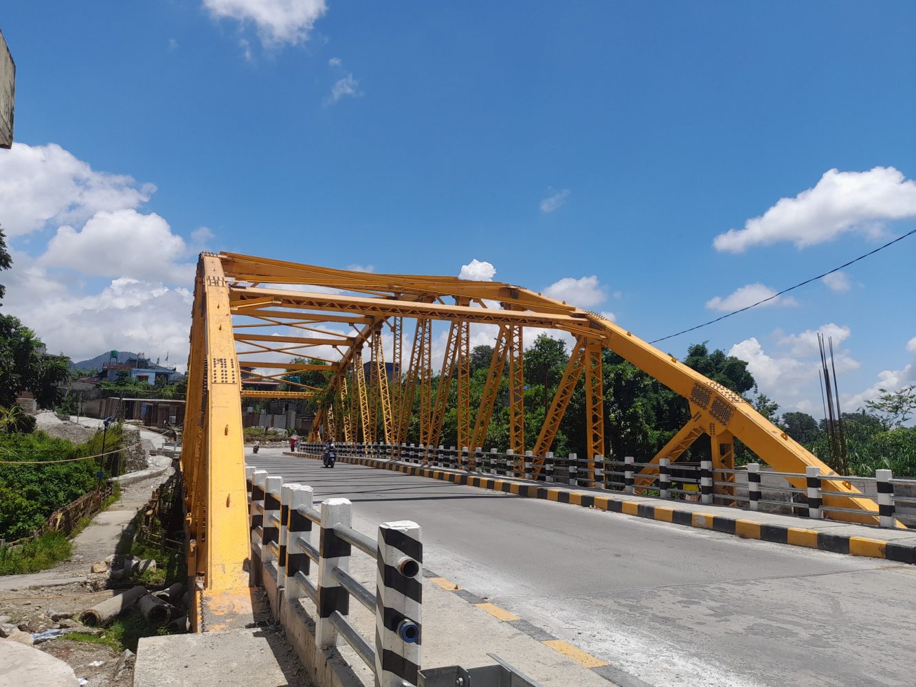 तुलसीघाटमा पुल निर्माण सकियो