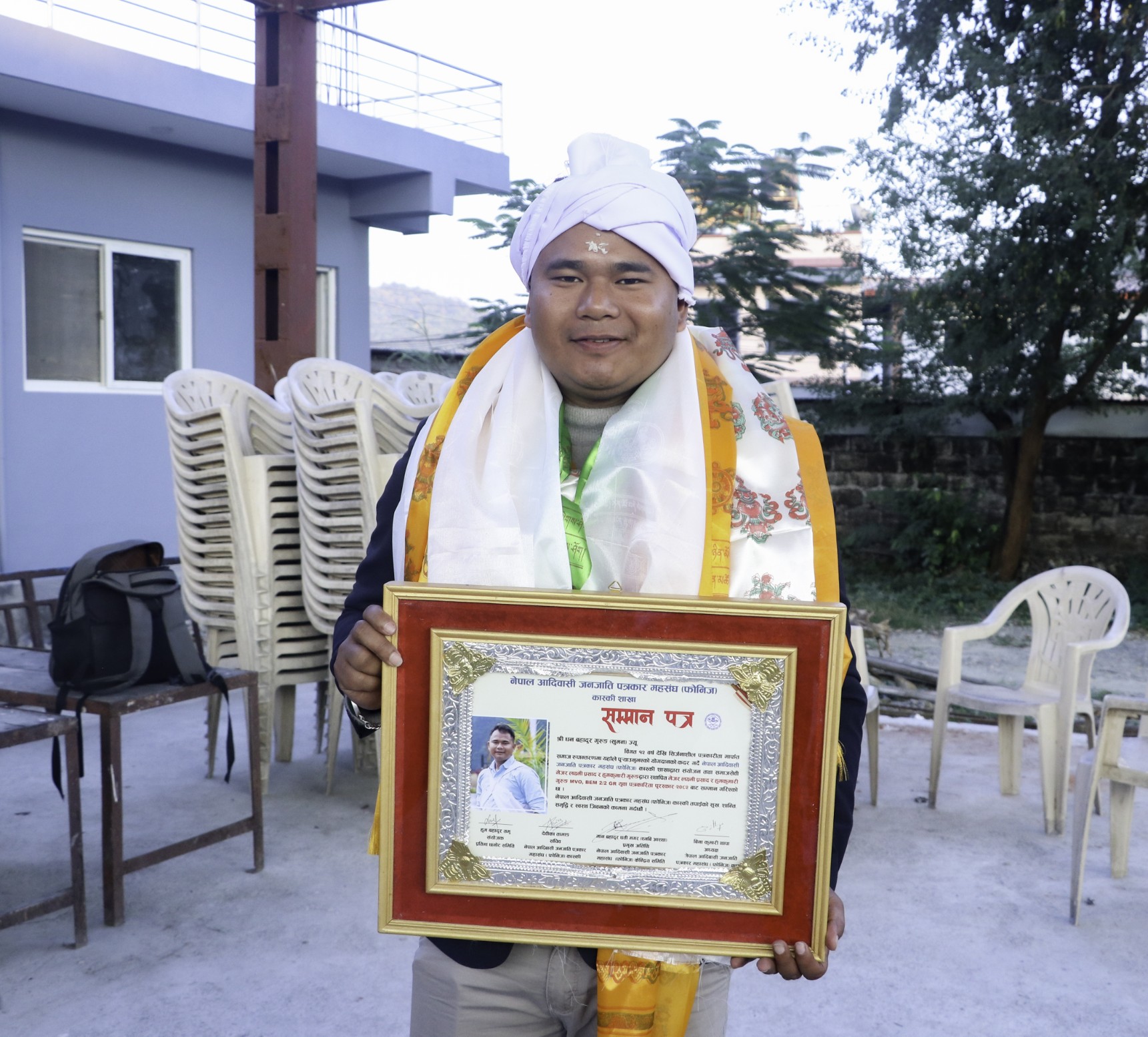 पत्रकार धनबहादुर गुरुङ ‘सुमन’ युवा पत्रकारिता पुरस्कारबाट सम्मानित