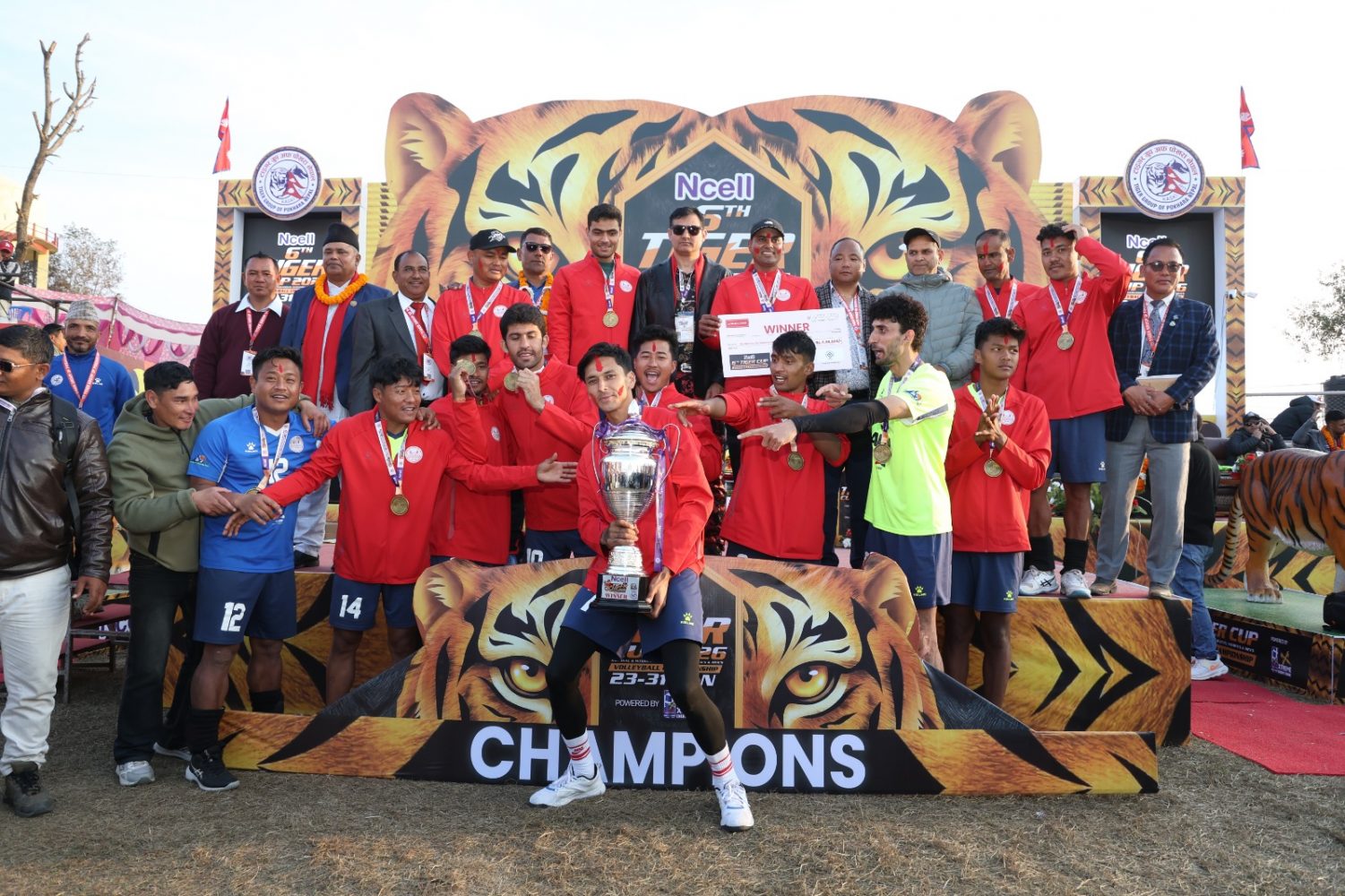 पुलिसलाई हराउँदै गण्डकीले जित्यो टाइगर कपकाे उपाधि पुलिसलाई हराउँदै गण्डकीले जित्यो टाइगर कपकाे उपाधि