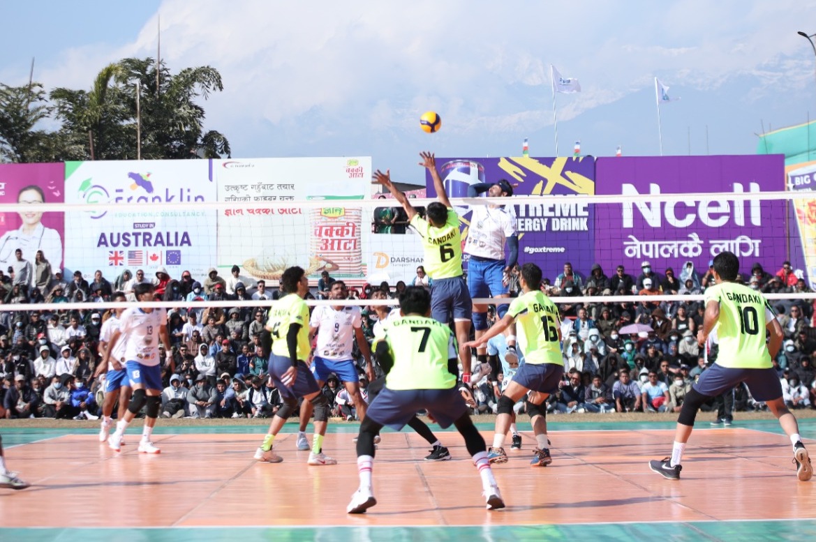 टाइगर कपको उपाधिका लागि गण्डकी र पर्वत भलिबल भिड्ने टाइगर कपको उपाधिका लागि गण्डकी र पर्वत भलिबल भिड्ने