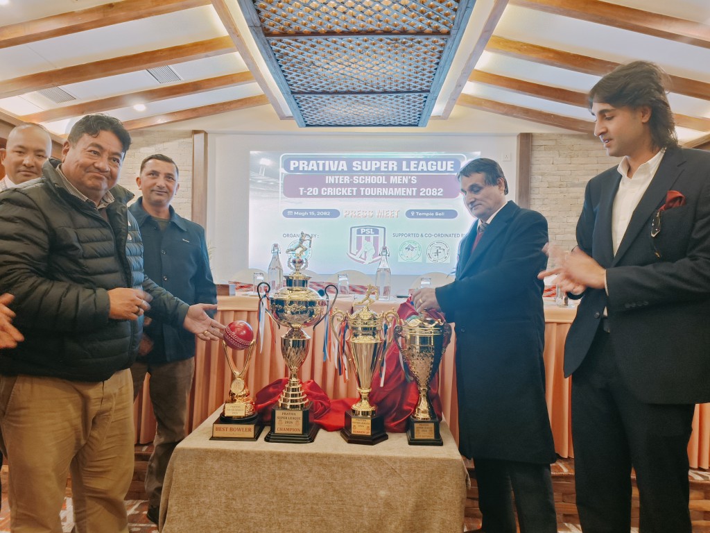 पाेखरामा अन्तर माध्यमिक विद्यालयस्तरीय क्रिकेट प्रतियोगिता ‘प्रतिभा सुपर लिग’ हुने पाेखरामा अन्तर माध्यमिक विद्यालयस्तरीय क्रिकेट प्रतियोगिता ‘प्रतिभा सुपर लिग’ हुने