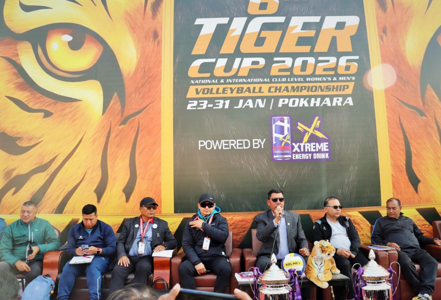 शुक्रबारदेखि शुरु हुने टाइगर कप भलिबलको रौनक पोखरामा: महिला–पुरुष दुवै तर्फ प्रतिस्पर्धा शुक्रबारदेखि शुरु हुने टाइगर कप भलिबलको रौनक पोखरामा: महिला–पुरुष दुवै तर्फ प्रतिस्पर्धा