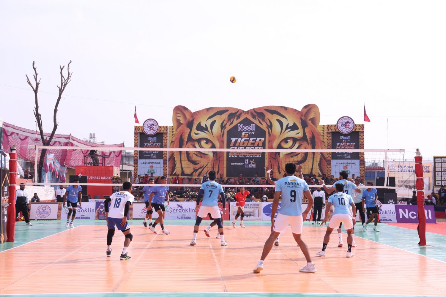 टाइगर कपः पर्वत भलिबल संघको लगातार दोस्रो जित, एपीएफ पराजित टाइगर कपः पर्वत भलिबल संघको लगातार दोस्रो जित, एपीएफ पराजित