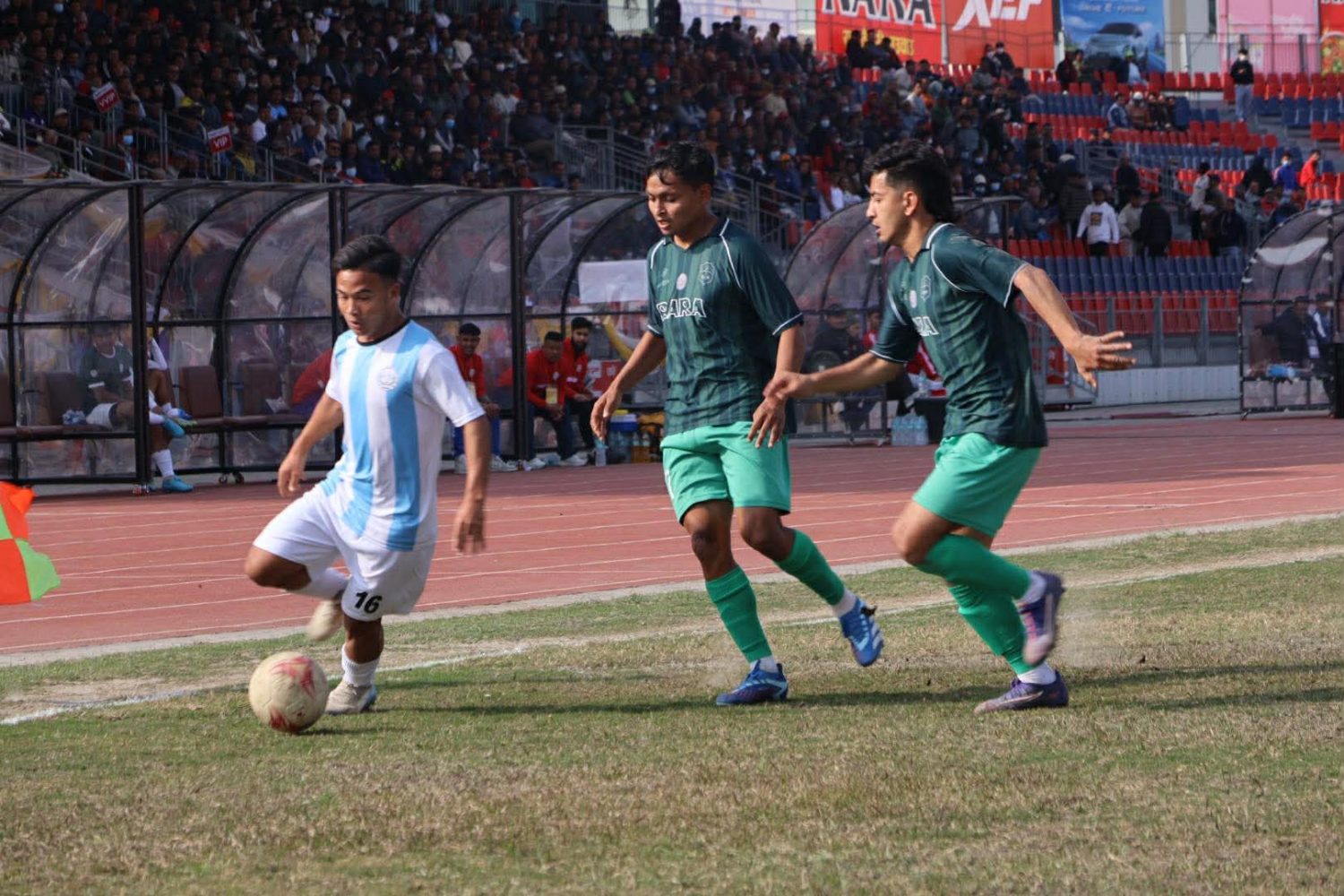 २५औं आहा ! रारा पोखरा गोल्डकप:सहारा फाइनलमा, मनाङ सडेन डेथमा पराजित २५औं आहा ! रारा पोखरा गोल्डकप:सहारा फाइनलमा, मनाङ सडेन डेथमा पराजित