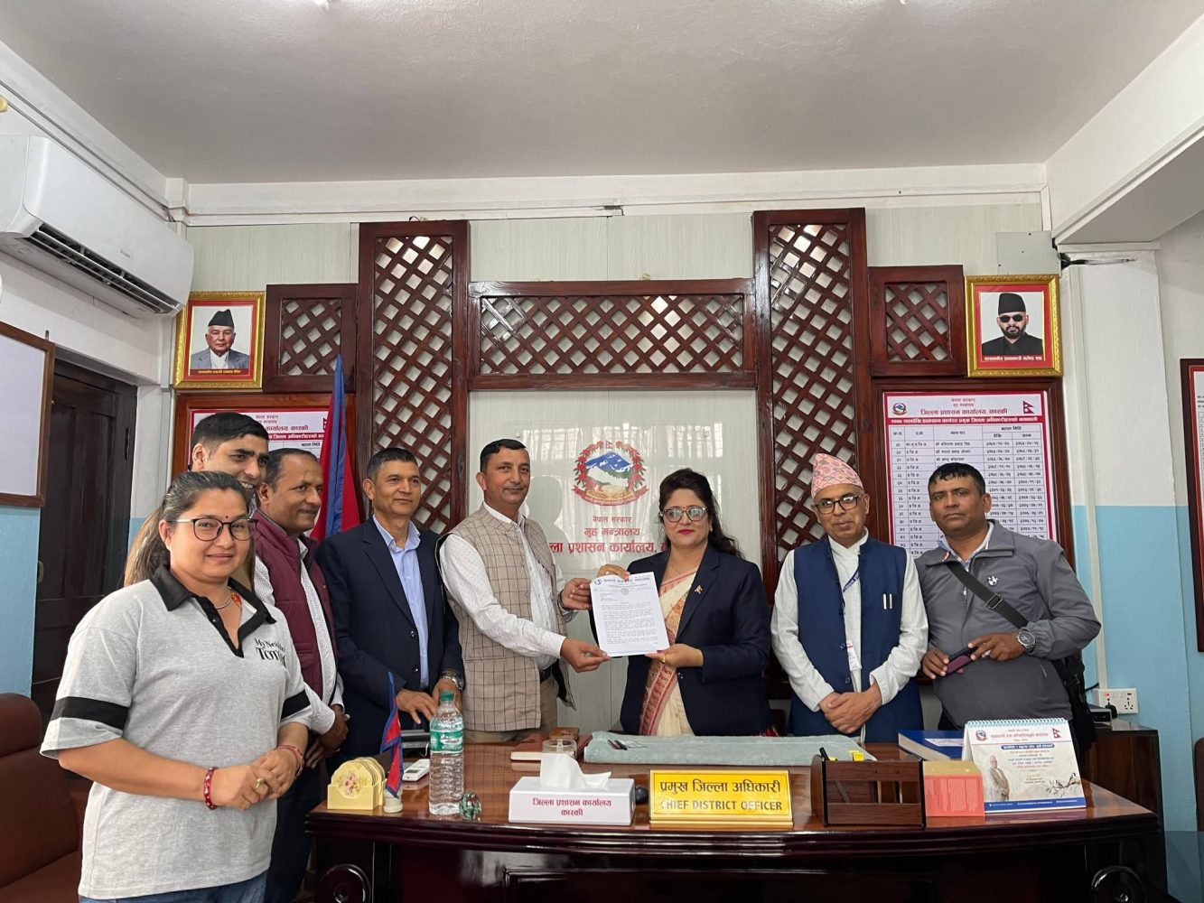 विज्ञापन नीति खारेजीको माग गर्दै पत्रकार महासंघ कास्कीको ज्ञापनपत्र